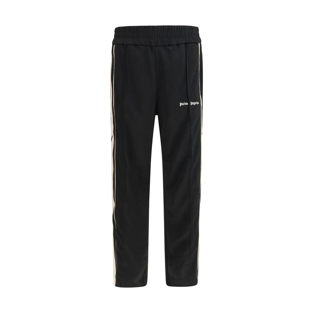 Palm Angels Black Polyester Joggers Workout Pants Palm Angels