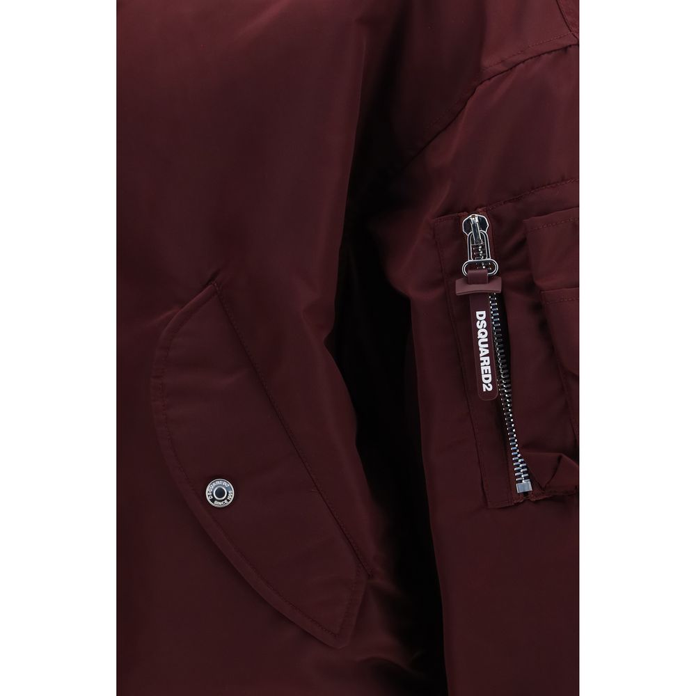 Dsquared² Bordeaux Nylon Bomber Dsquared²