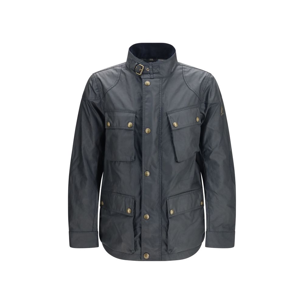 Belstaff Blue Cotton Shell Jacket Belstaff