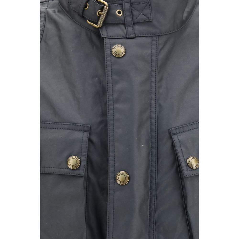 Belstaff Blue Cotton Shell Jacket Belstaff
