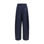 Max Mara Blue Polyamide Casual Pants Max Mara