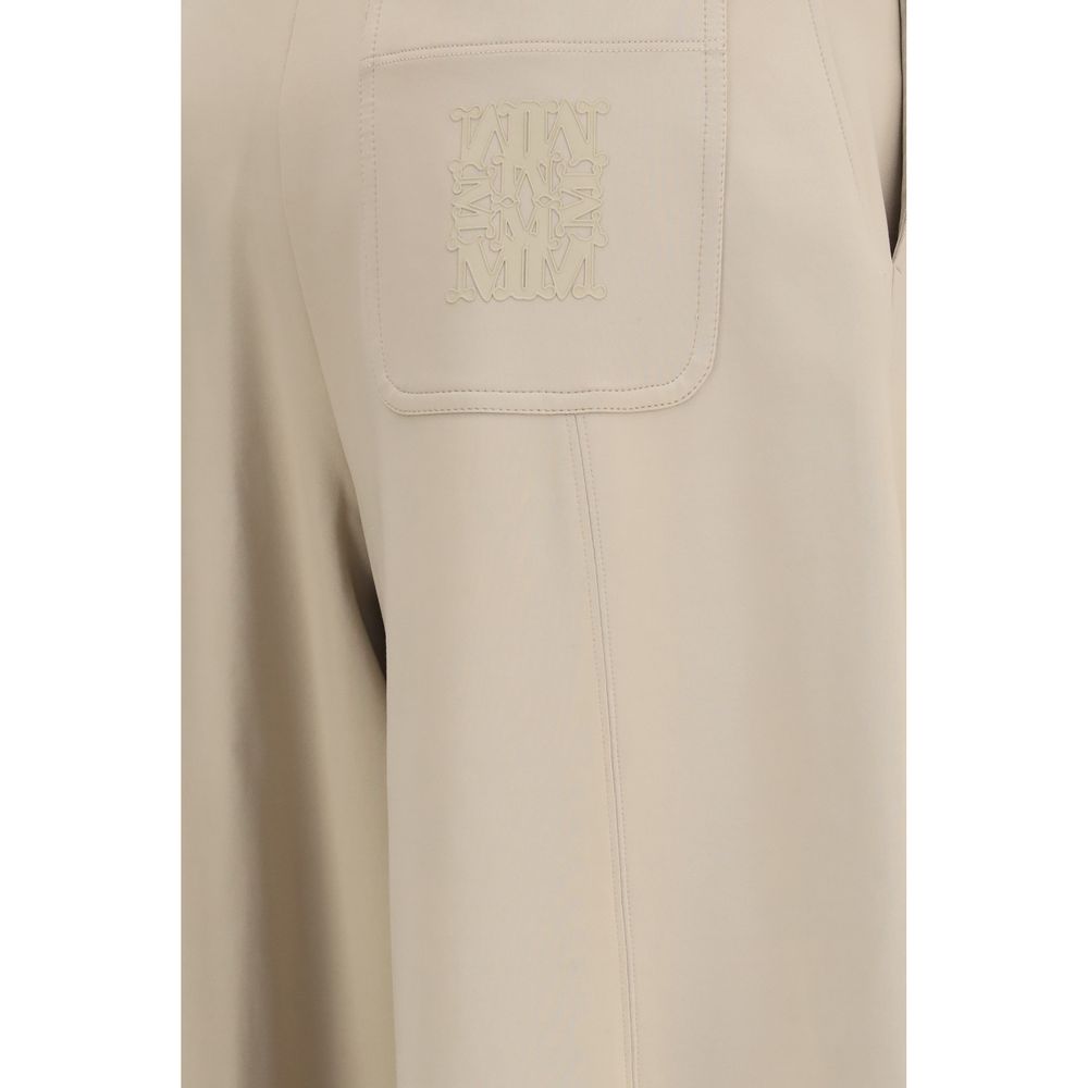 Max Mara Beige Polyamide Athletic Pants Max Mara