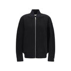 Max Mara Black Wool Oves Aries Full-Length Jacket Max Mara