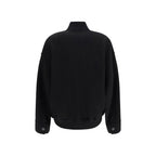 Max Mara Black Wool Oves Aries Full-Length Jacket Max Mara