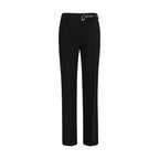 Max Mara Black Viscose Casual Pants Max Mara