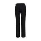 Max Mara Black Viscose Casual Pants Max Mara