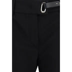 Max Mara Black Viscose Casual Pants Max Mara