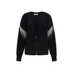 Max Mara Black Wool Oves Aries Cardigan Max Mara