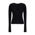Max Mara Black Viscose Dress Shirt Max Mara