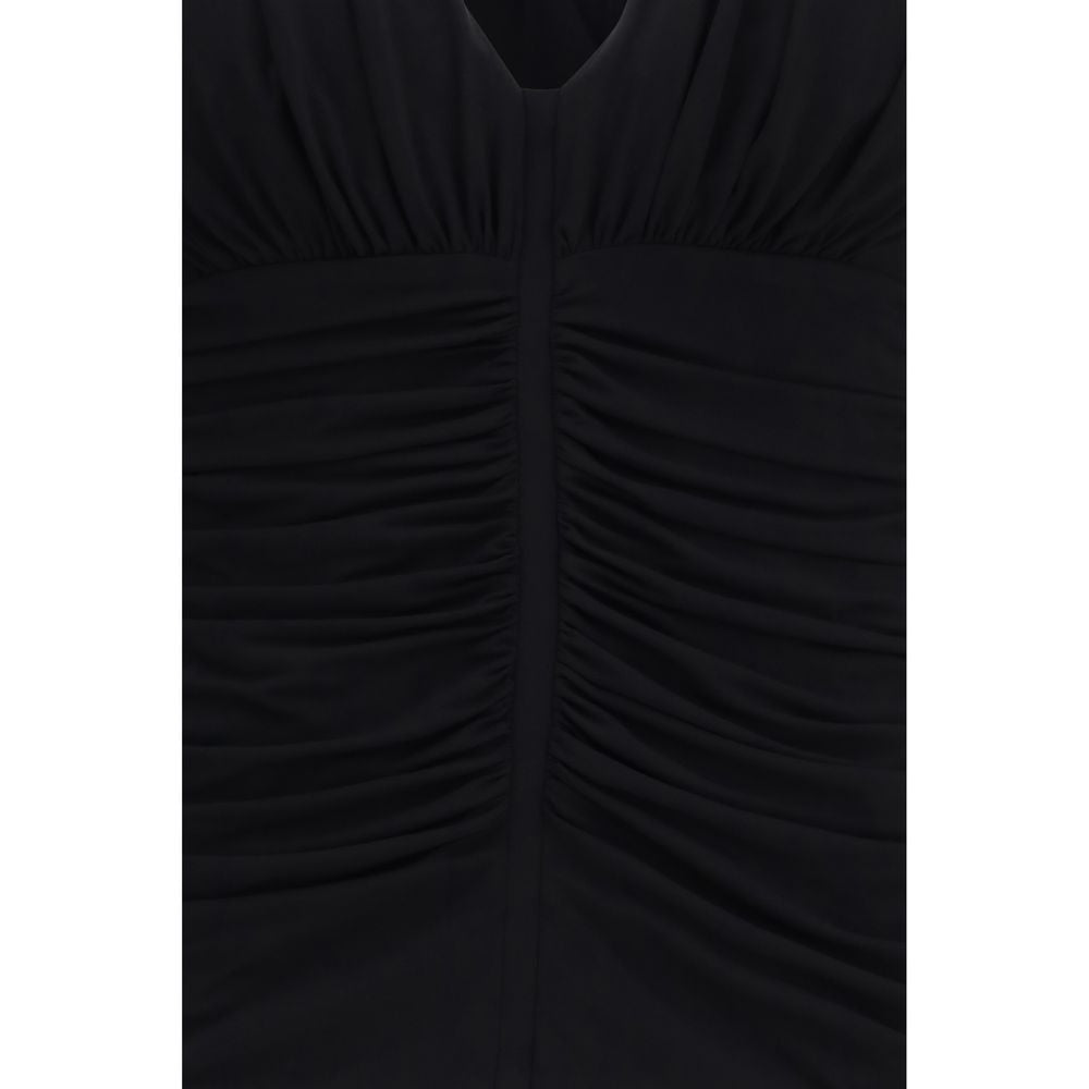 Max Mara Black Viscose Dress Shirt Max Mara