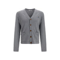Vivienne Westwood Gray Cotton Cardigan Vivienne Westwood