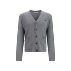 Vivienne Westwood Gray Cotton Cardigan Vivienne Westwood