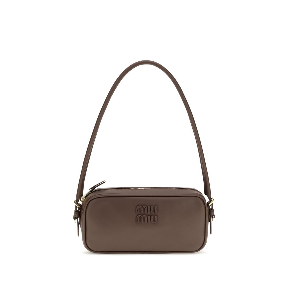 Miu Miu Brown Calf Leather Bos Taurus Wallet Miu Miu