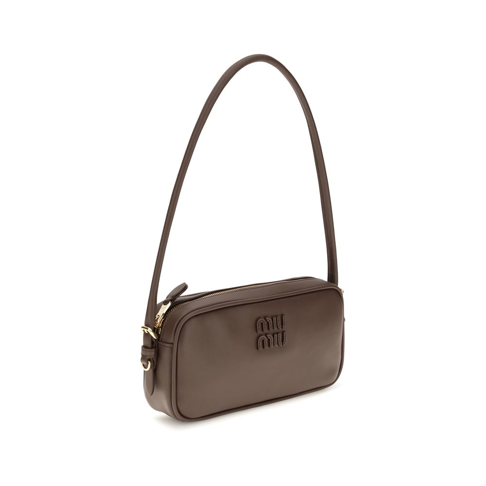 Miu Miu Brown Calf Leather Bos Taurus Wallet Miu Miu