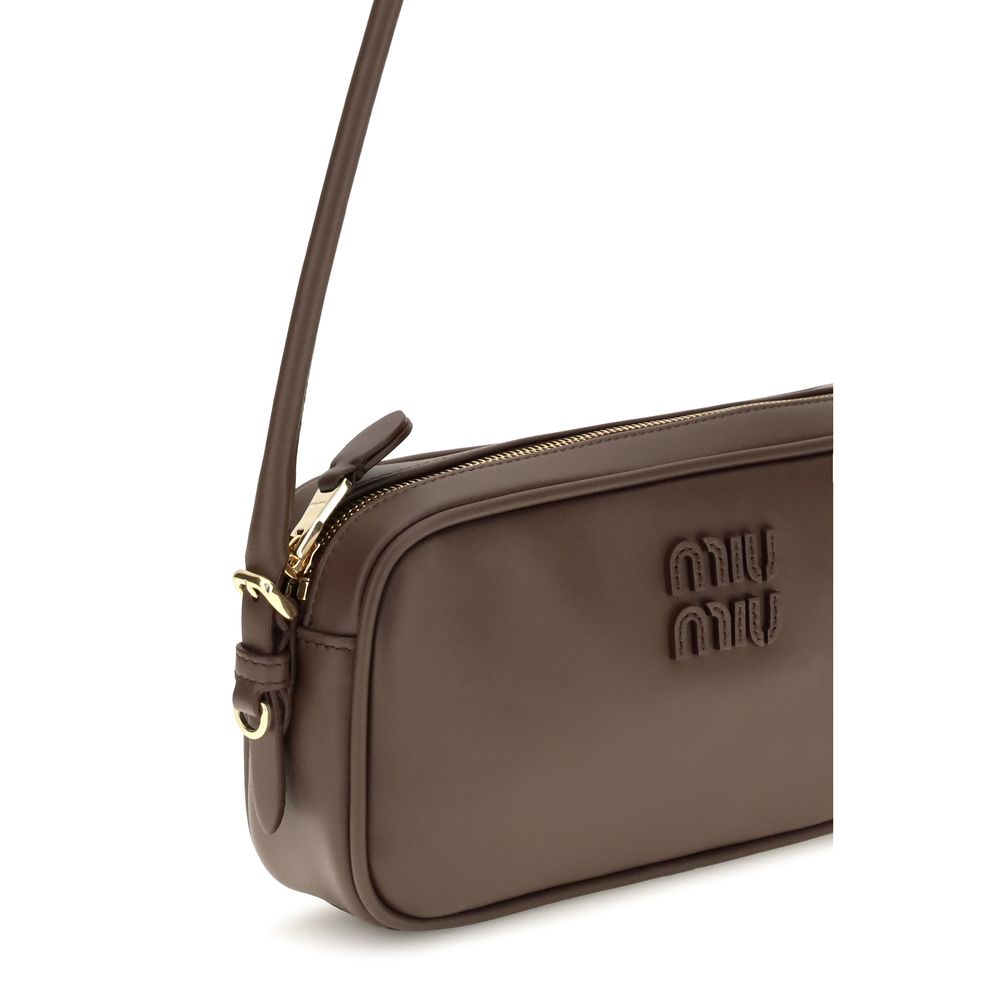 Miu Miu Brown Calf Leather Bos Taurus Wallet Miu Miu