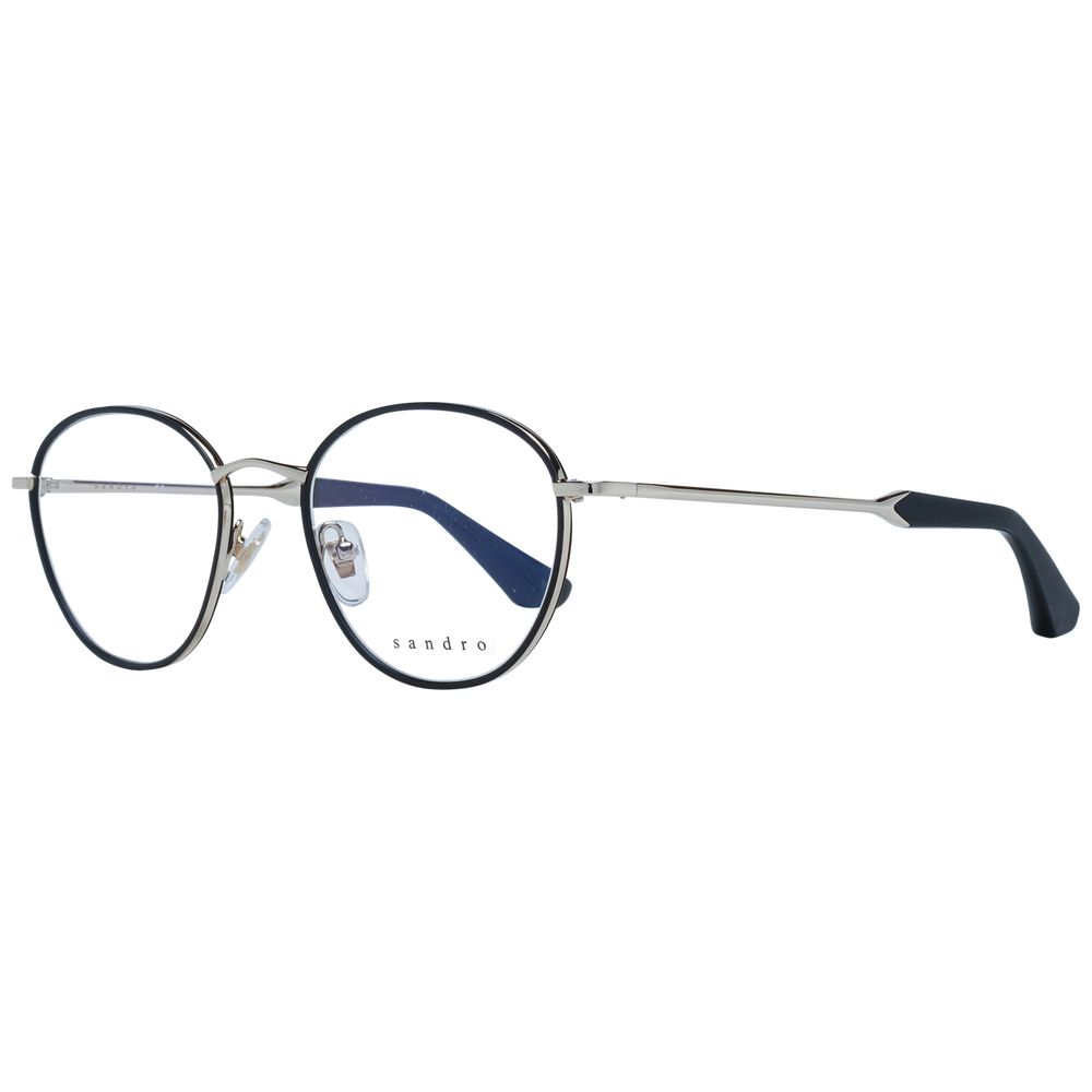 Sandro Black Stainless Steel Glasses Frames