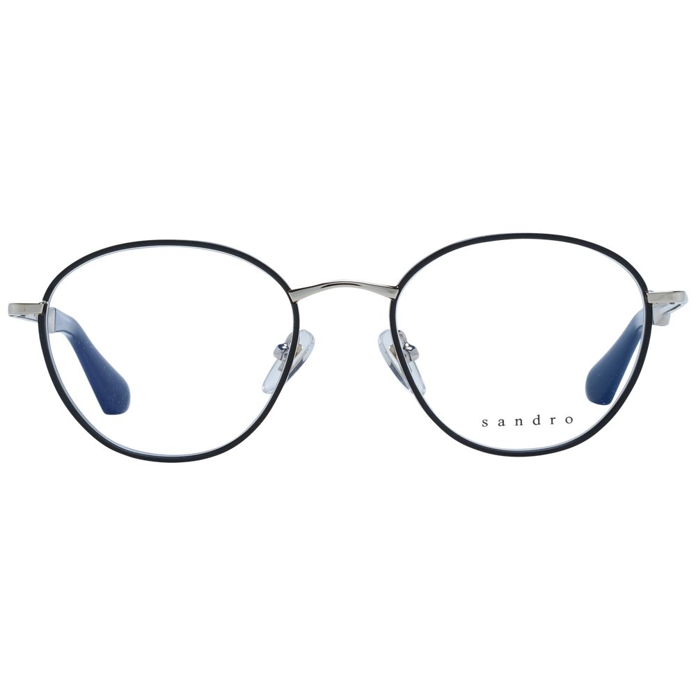 Sandro Black Stainless Steel Glasses Frames