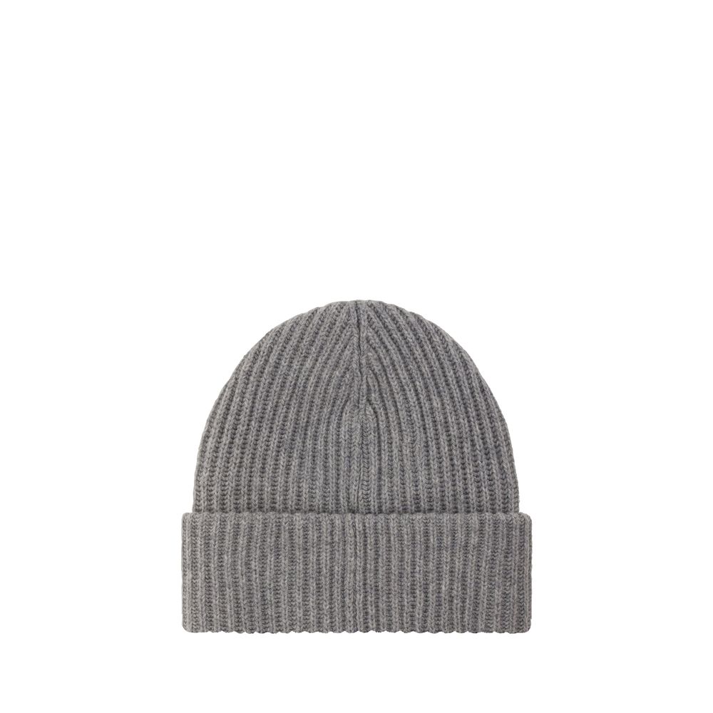 Ganni Gray Wool Oves Aries Beanie Ganni