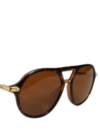 Dolce & Gabbana Brown DG4343F Havana Tortoise Women Eyewear Sunglasses - Eljoys Fashion 