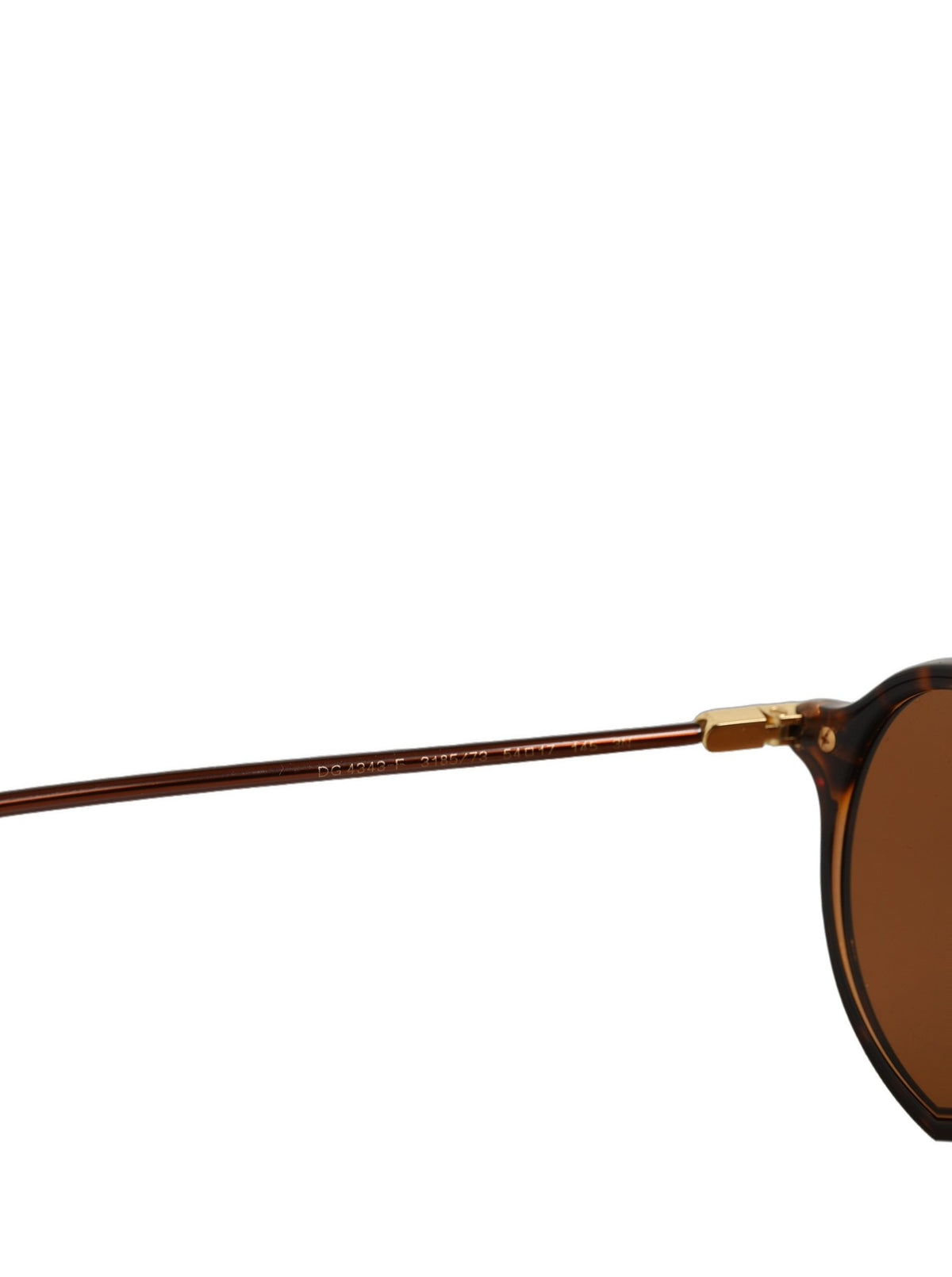 Dolce & Gabbana Brown DG4343F Havana Tortoise Women Eyewear Sunglasses - Eljoys Fashion 