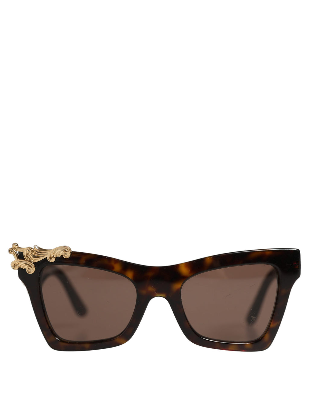 Dolce & Gabbana Brown DG4434 Accent Havana Acetate Frame Sunglasses - Eljoys Fashion 