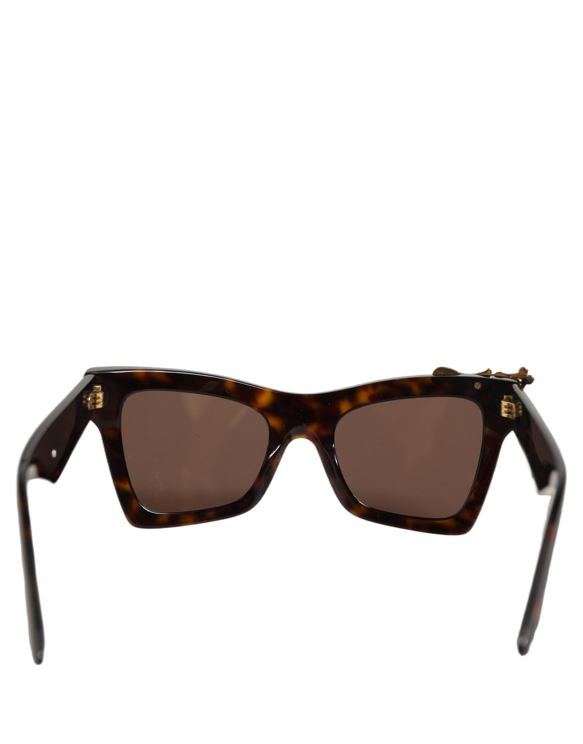 Dolce & Gabbana Brown DG4434 Accent Havana Acetate Frame Sunglasses - Eljoys Fashion 