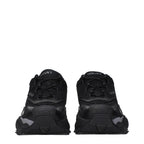 Versace Black Fabric Chunky Sneakers Versace