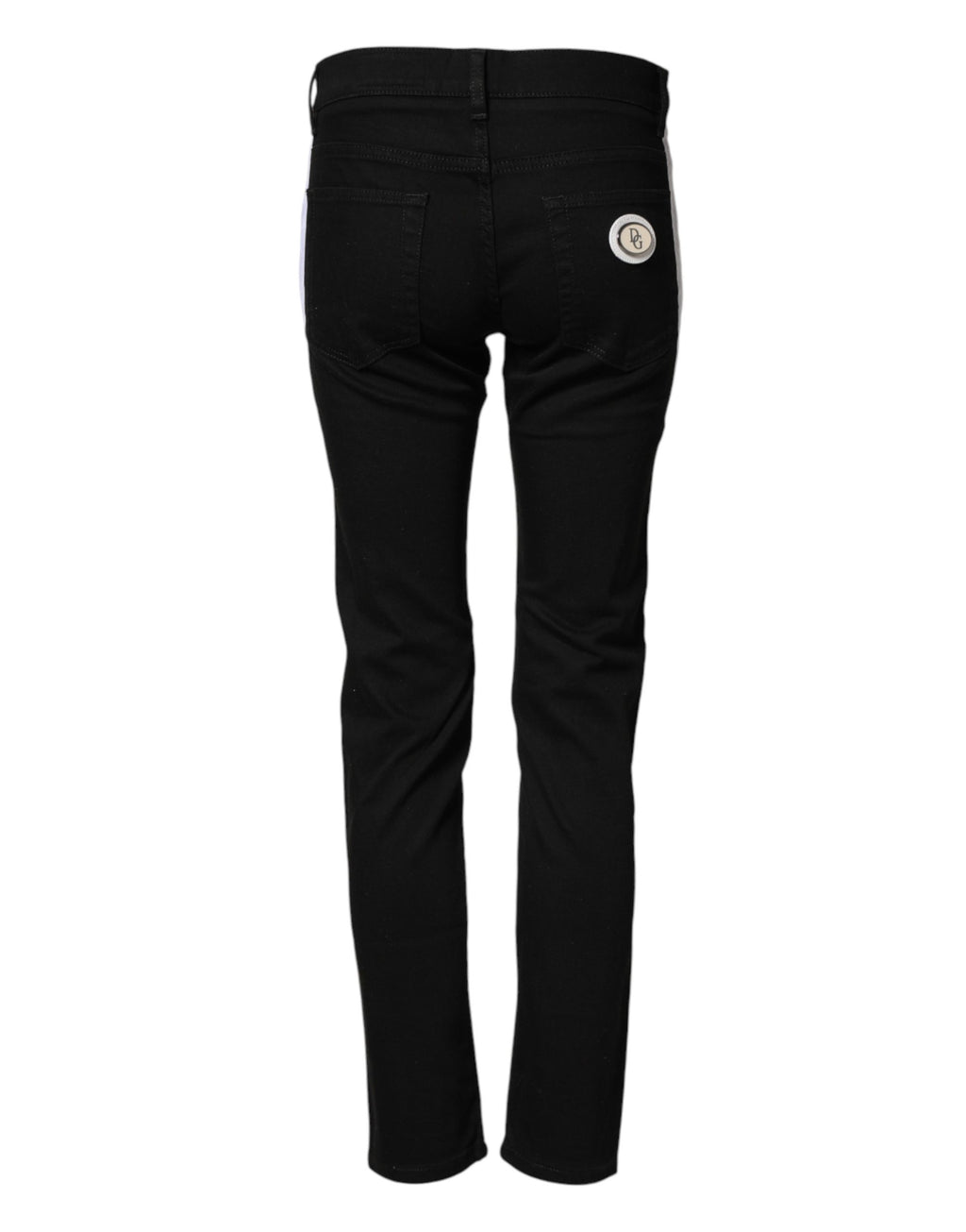 Dolce & Gabbana Black Cotton Stretch Skinny Denim Trouser Jeans - Eljoys Fashion 