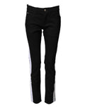 Dolce & Gabbana Black Cotton Stretch Skinny Denim Trouser Jeans - Eljoys Fashion 