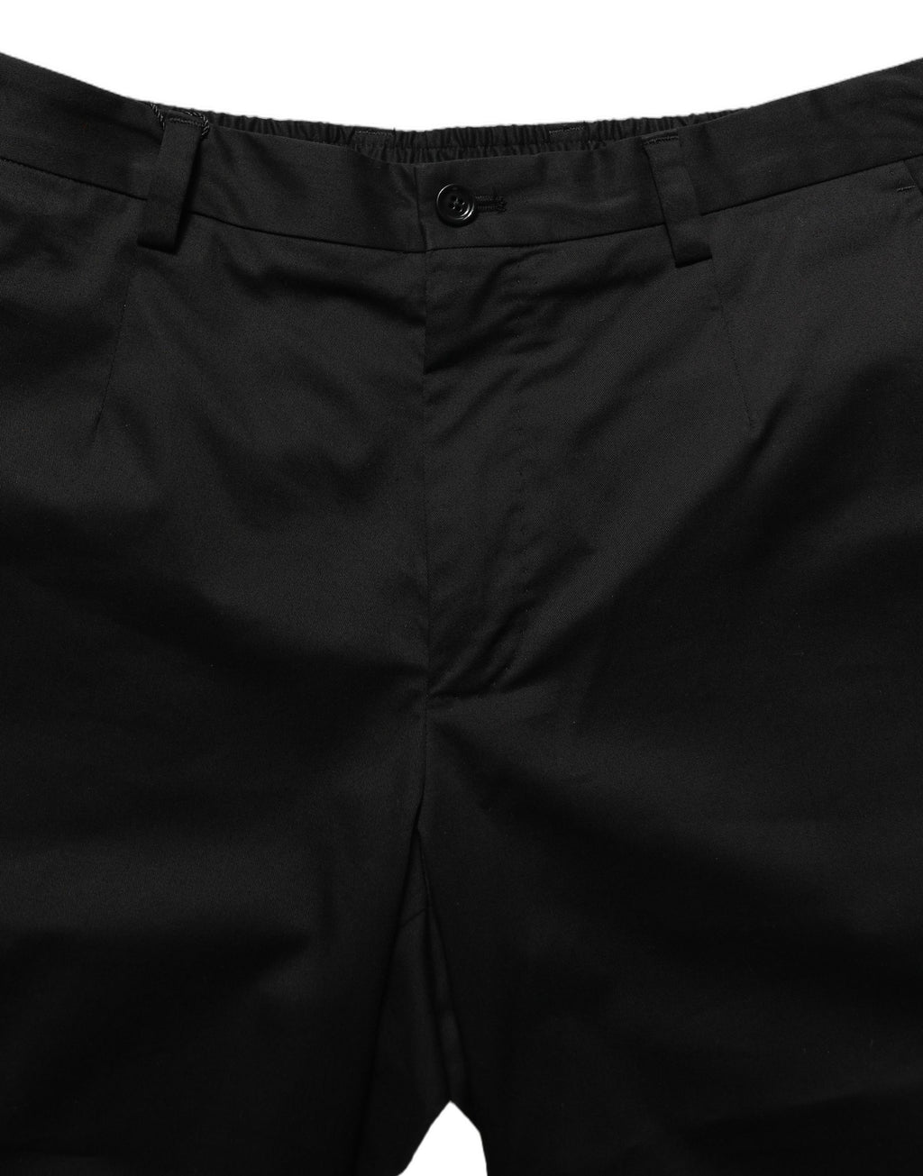 Dolce & Gabbana Black Cotton Mid Waist Men Bermuda Shorts - Eljoys Fashion 