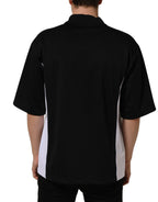 Dolce & Gabbana Black Polyester DGVIB3 Oversized Jersey T-shirt - Eljoys Fashion 