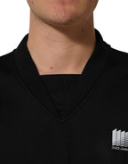Dolce & Gabbana Black Polyester DGVIB3 Oversized Jersey T-shirt - Eljoys Fashion 