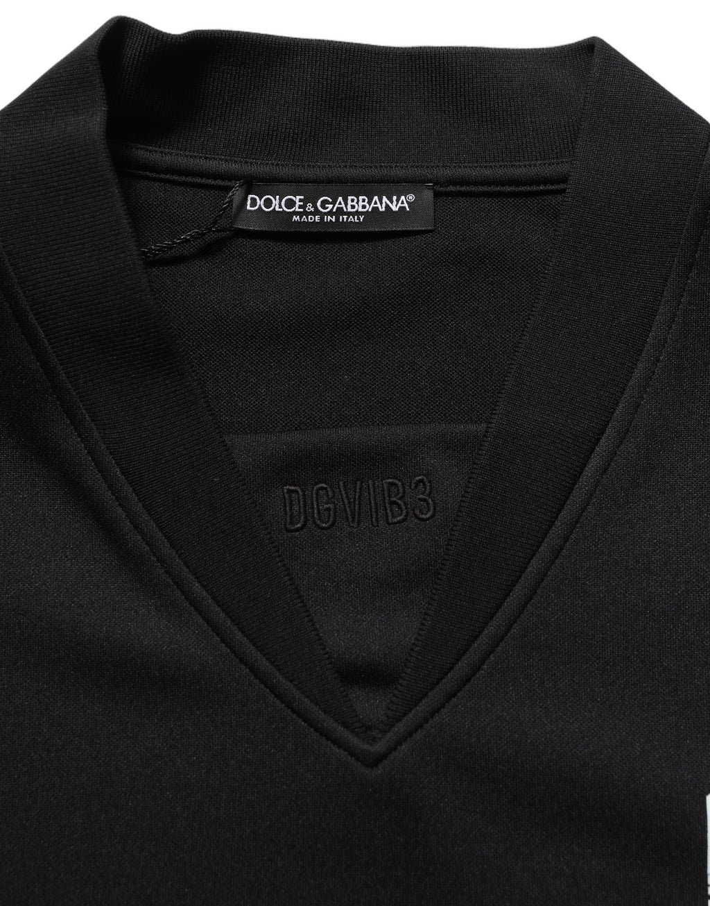 Dolce & Gabbana Black Polyester DGVIB3 Oversized Jersey T-shirt - Eljoys Fashion 