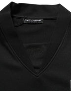 Dolce & Gabbana Black Polyester DGVIB3 Oversized Jersey T-shirt - Eljoys Fashion 