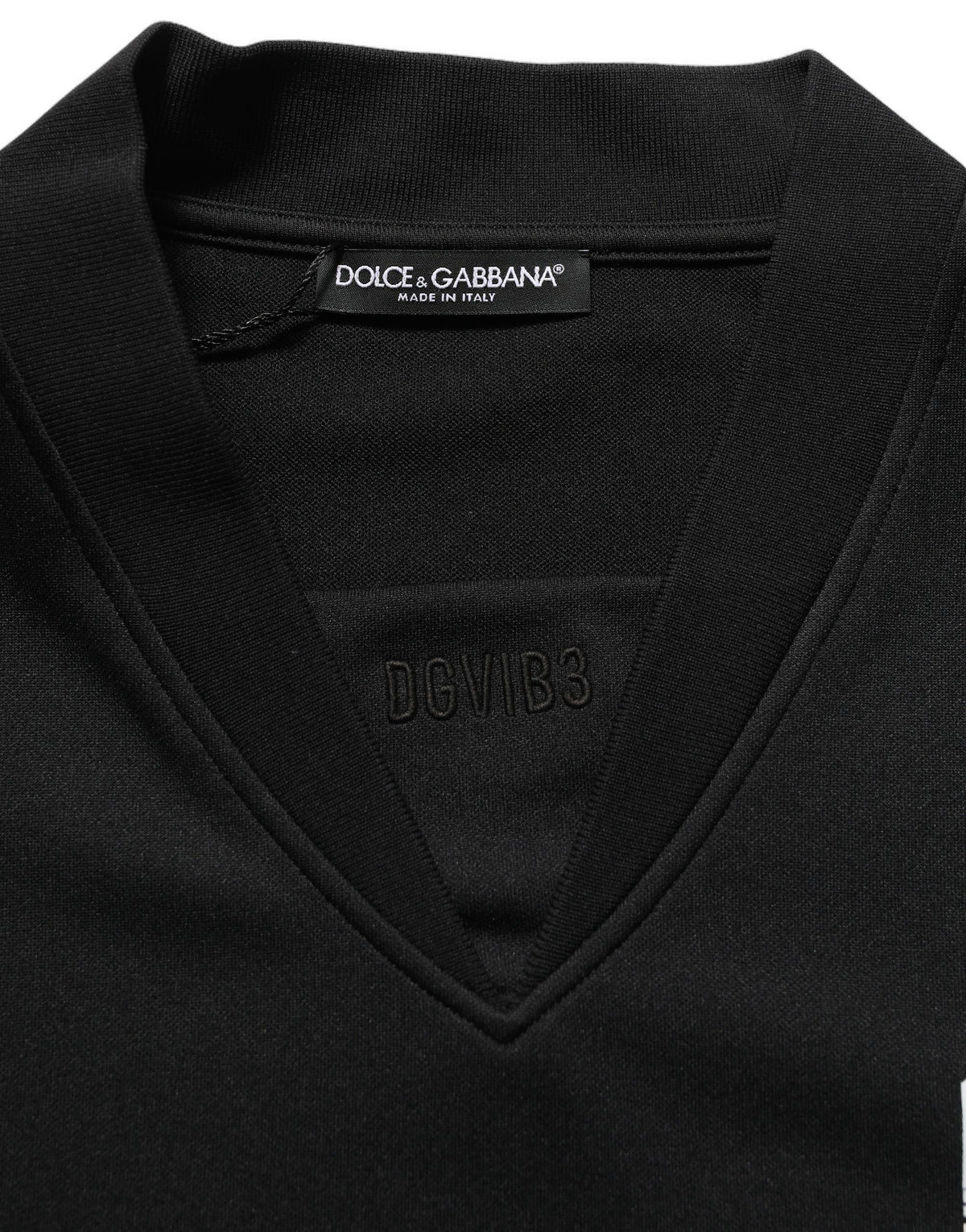 Dolce & Gabbana Black Polyester DGVIB3 Oversized Jersey T-shirt - Eljoys Fashion 