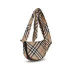 Burberry Beige Silk Shoulder Bag Burberry