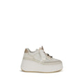 Chloé White Calf Leather Bos Taurus Platform Sneakers - Eljoys Fashion 