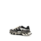 Dolce & Gabbana Gray Calf Leather Bos Taurus Chunky Sneakers Dolce & Gabbana