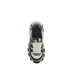 Dolce & Gabbana Gray Calf Leather Bos Taurus Chunky Sneakers Dolce & Gabbana