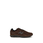 New Balance Brown Fabric Athletic Sneakers New Balance