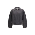 Darkpark Gray Cotton Sweatshirt
