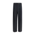 Darkpark Gray Polyester Dress Pants