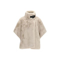 PINKO Beige Polyester Full-Length Jacket PINKO