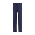 Brunello Cucinelli Blue Wool Oves Aries Dress Pants Brunello Cucinelli