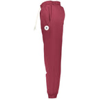 Converse red cotton men's trousers with a relaxed fit and classic style, shown on a plain background.