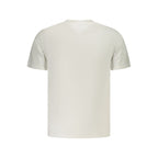 White cotton men's Converse T-shirt with short sleeves and crew neckline, featuring classic Converse branding.