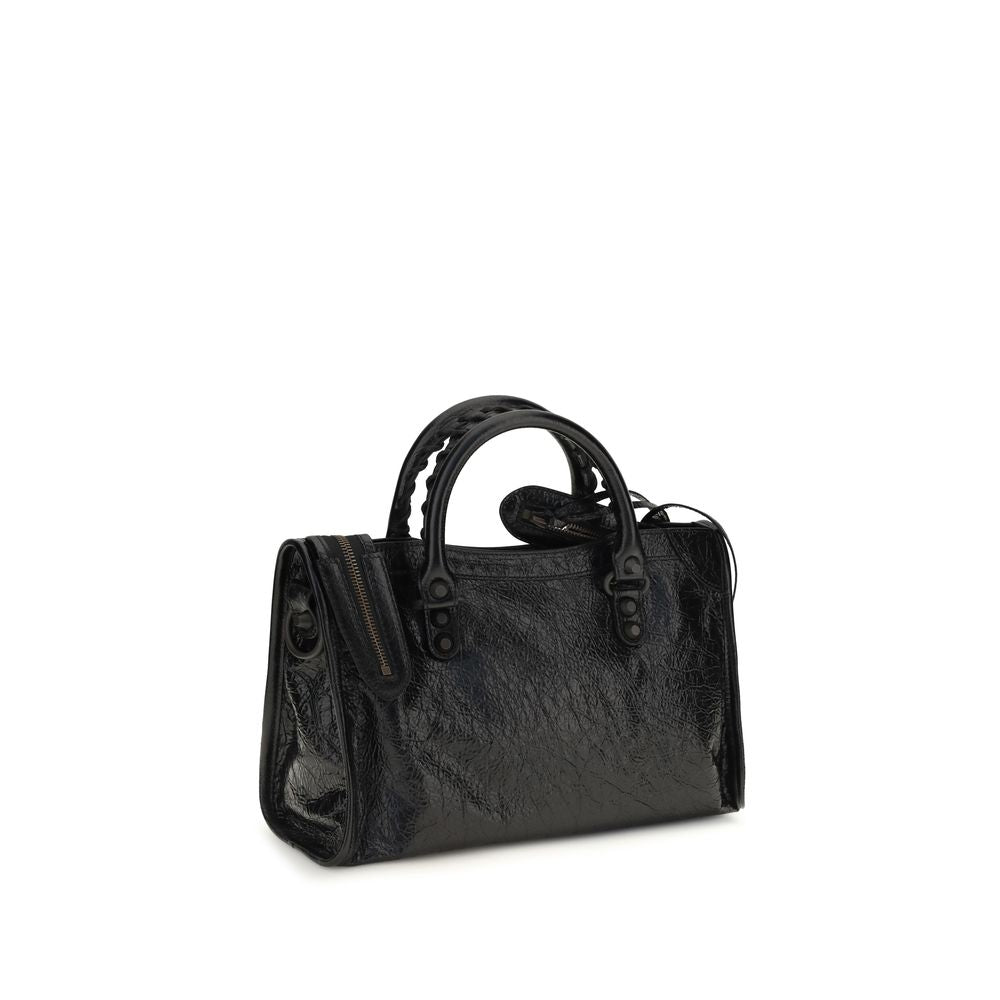 Balenciaga Black Lamb Ovis Aries Handbag - Eljoys Fashion 