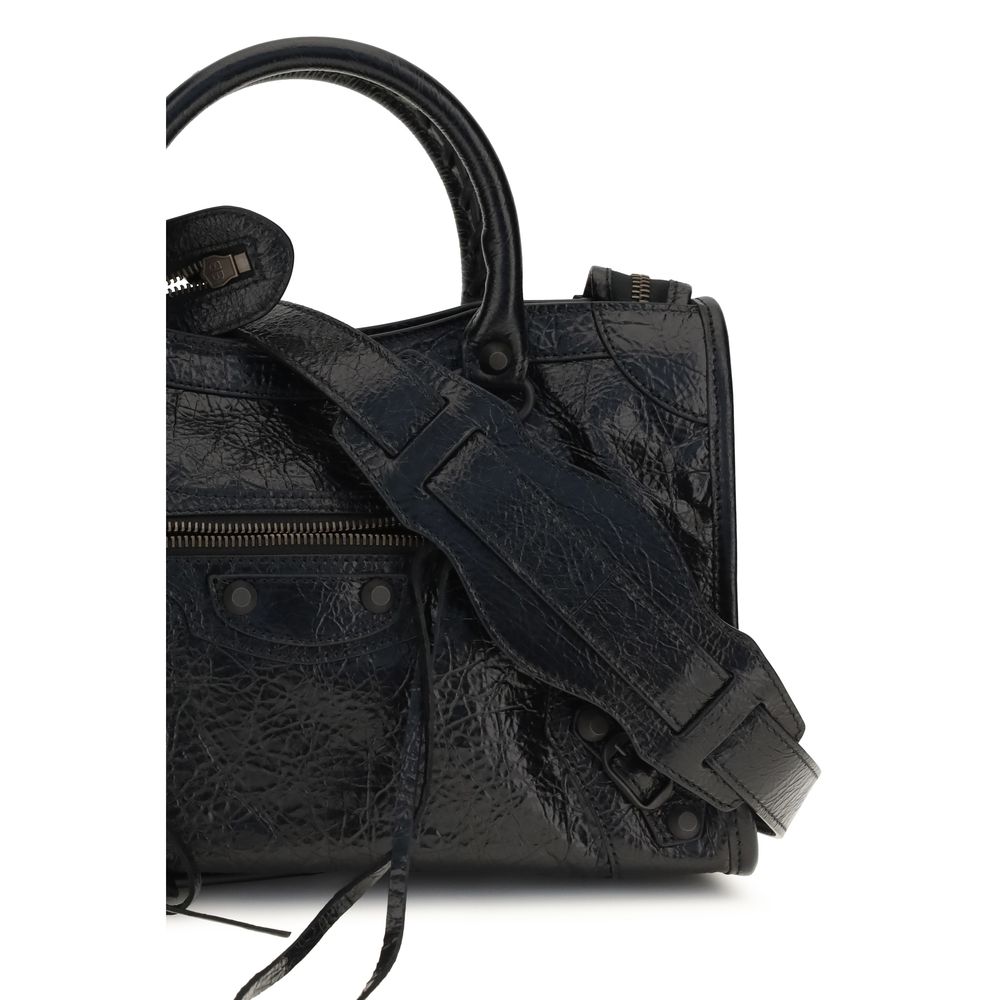 Balenciaga Black Lamb Ovis Aries Handbag - Eljoys Fashion 