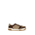 Valentino Garavani Brown Napa Leather / Calf Bos Taurus Low Top Sneakers
