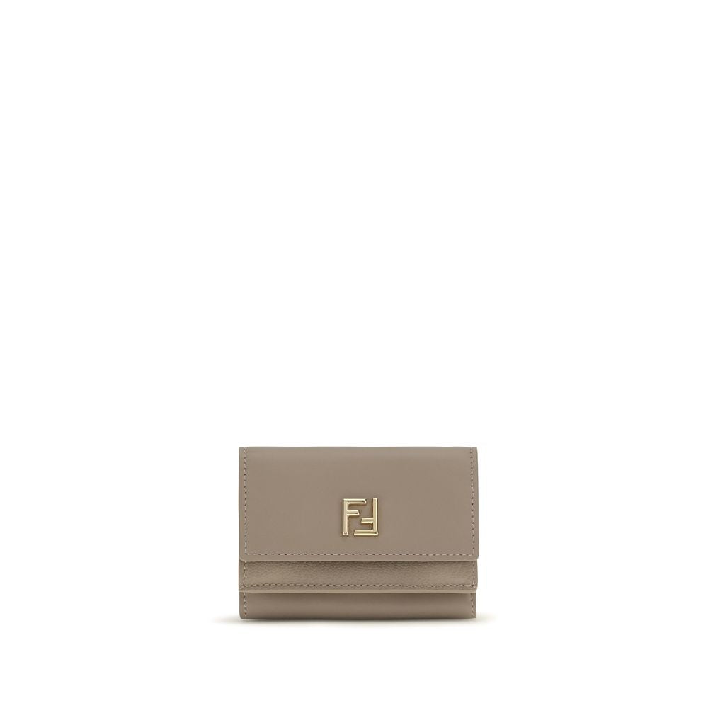 Fendi Beige Calf Leather Bos Taurus Wallet - Eljoys Fashion 